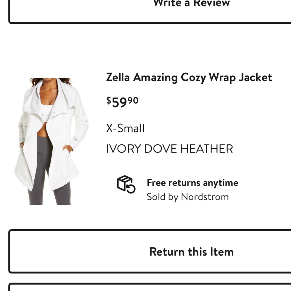 ZELLA AMAZING COZY WRAP JACKET - Picture 6 of 6